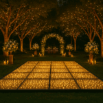 Casamento ao ar livre, no campo.