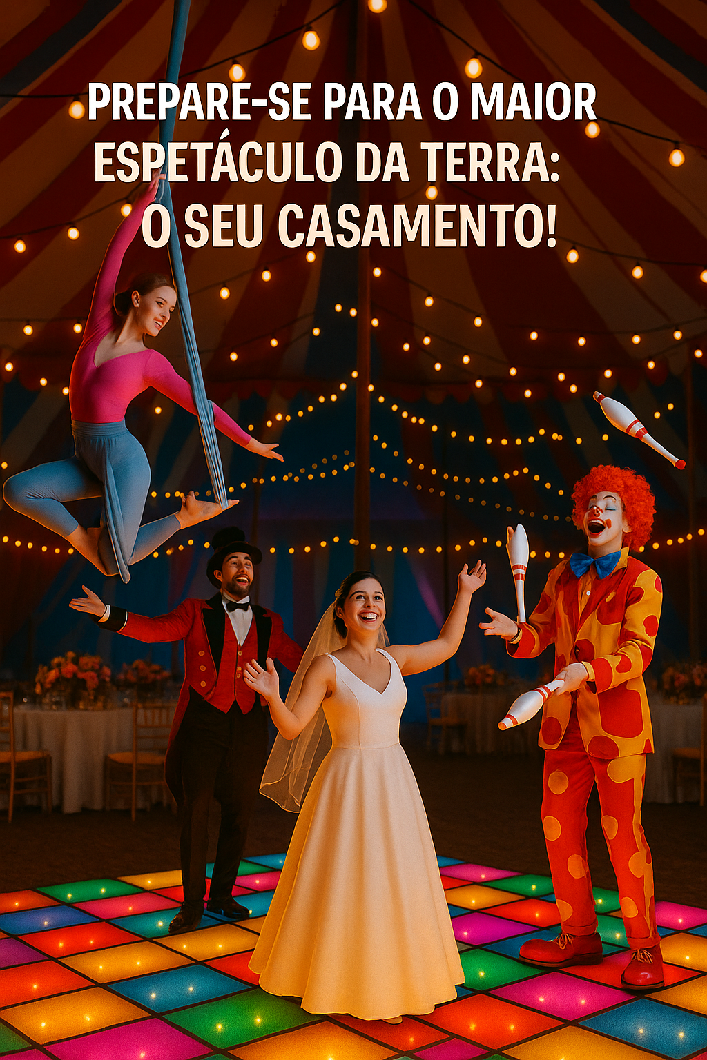 Prepare-se Para o Maior Espetáculo da Terra: Um Casamento Inesquecível e Cheio de Magia!
