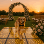 Pet como pagem no casamento